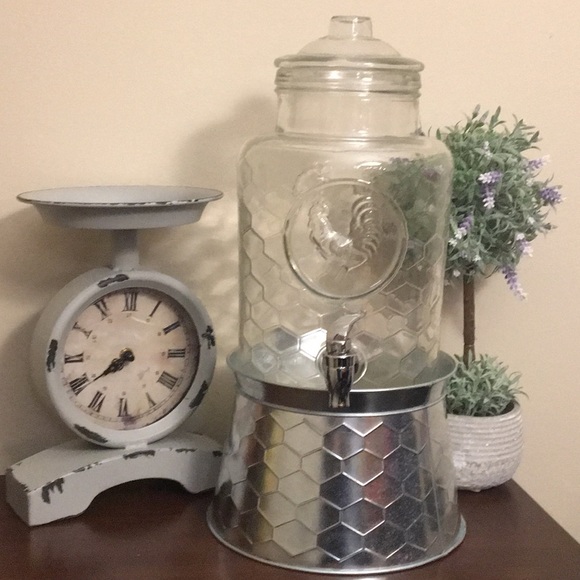 Other - Country Farm Rooster Mason Jar Beverage Dispenser